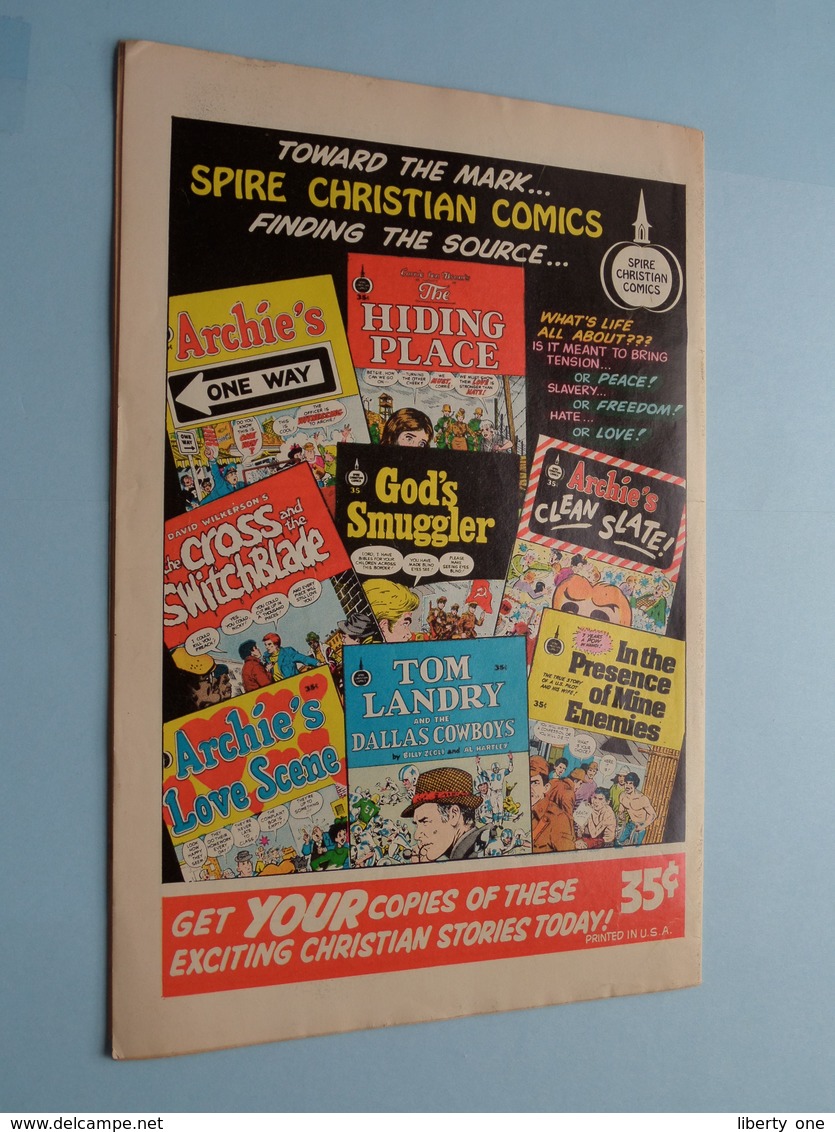 Corrie Ten Boom's THE HIDING PLACE ( Spire Christian Comics ) Copyright 1973 The Fleming H. Revell C° ! - BD Journaux