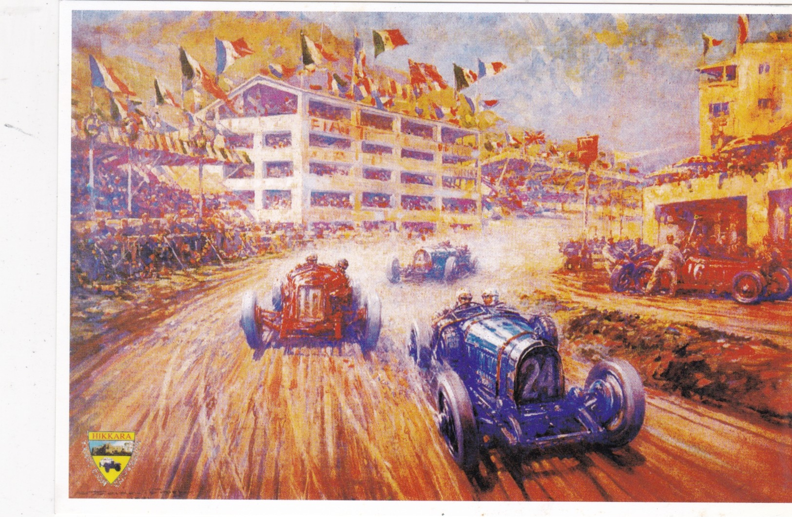 CARTOLINA COMMEMORATIVA DELLA MOSTRA FILATELICA SULLA TARGA FLORIO - CARINI 20 21 GIUNGNO 2003 - Palermo