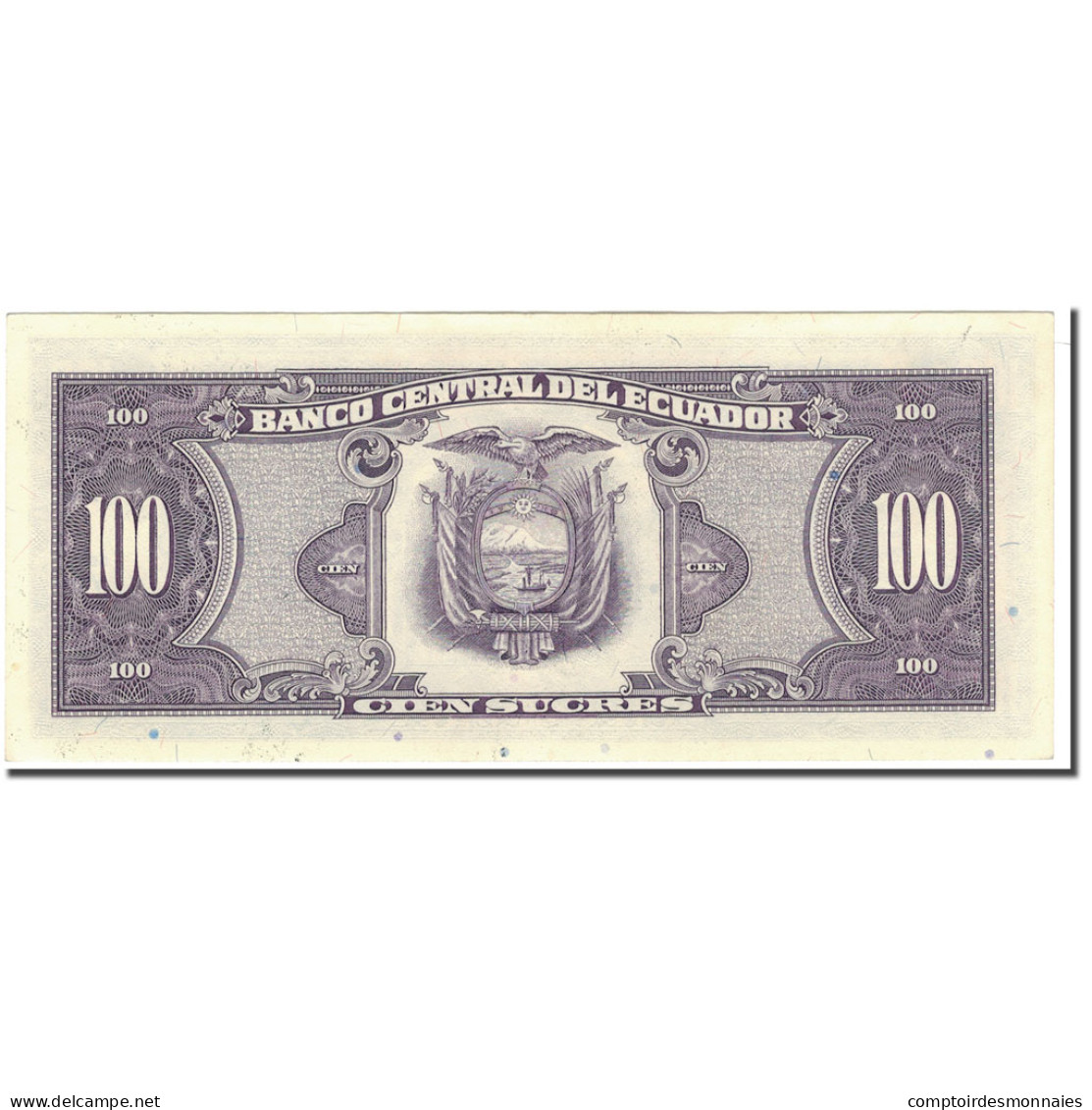 Billet, Équateur, 100 Sucres, 1990-04-20, KM:123, SPL - Equateur