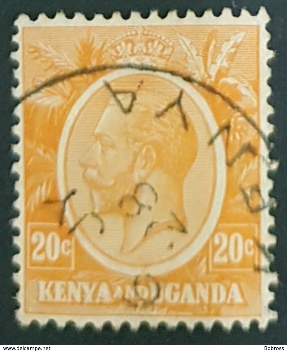 Kenya Uganda 1922, King George V, Used - Kenya & Oeganda