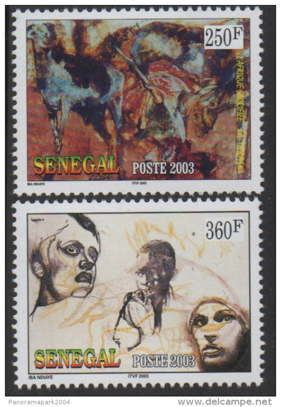 Sénégal 2003 L'Afrique Sacrifiée La Tabaski Rituel Tradition 2 Val. RARE MNH - Sénégal (1960-...)