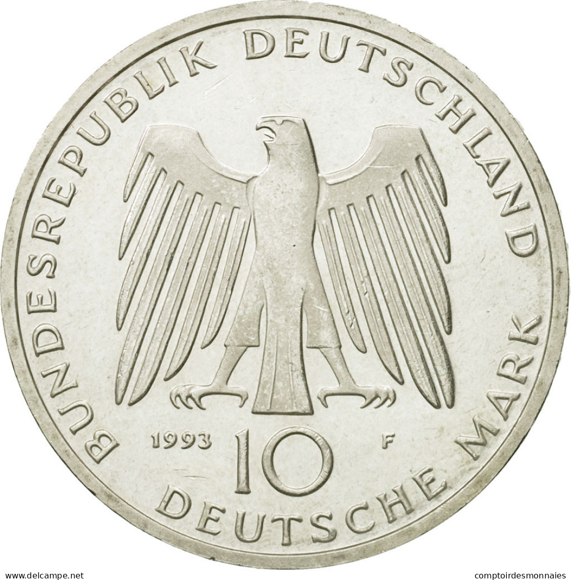 Monnaie, République Fédérale Allemande, 10 Mark, 1993, Stuttgart, Germany - Sonstige & Ohne Zuordnung