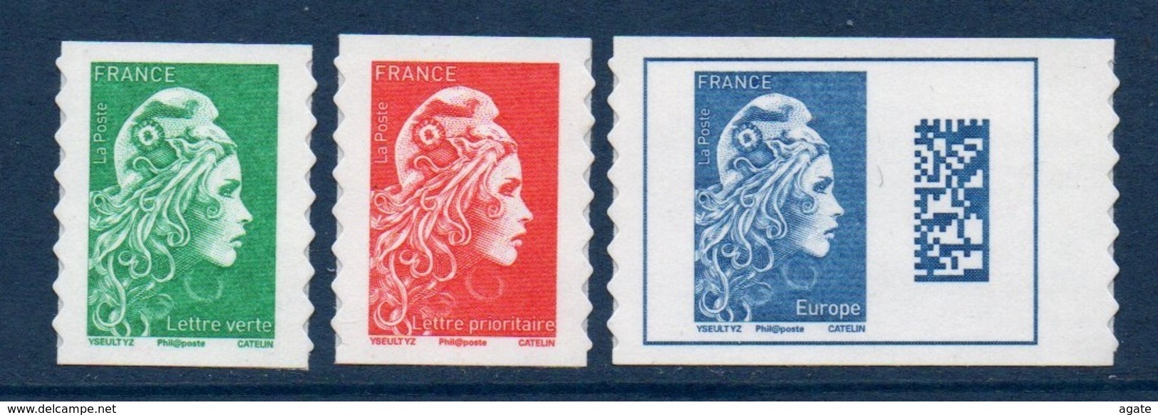 ADHESIF Timbres De Carnet Marianne L'Engagée Yseult YS - LV Prio Europe (2018) Neuf** - Neufs