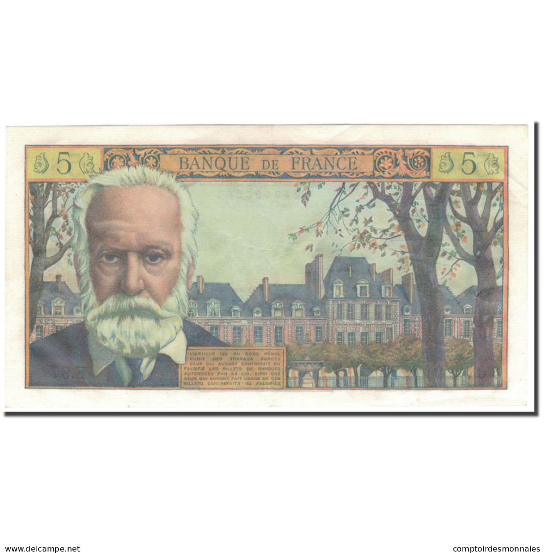 France, 5 Nouveaux Francs, 5 NF 1959-1965 ''Victor Hugo'', 1963-02-07, SUP+ - 5 NF 1959-1965 ''Victor Hugo''