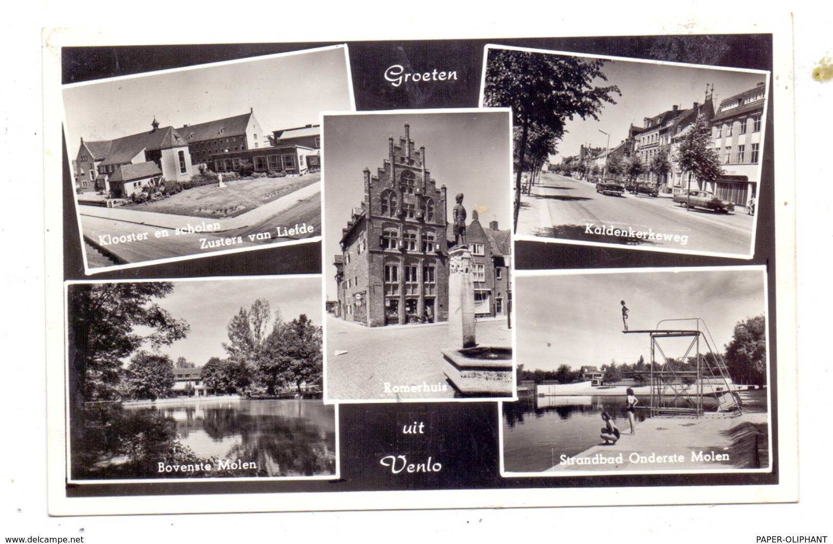 NL - LIMBURG - VENLO, Groeten Uit, Kaldenkerkeweg, Strandbad, Klooster, Molen...1959 - Venlo