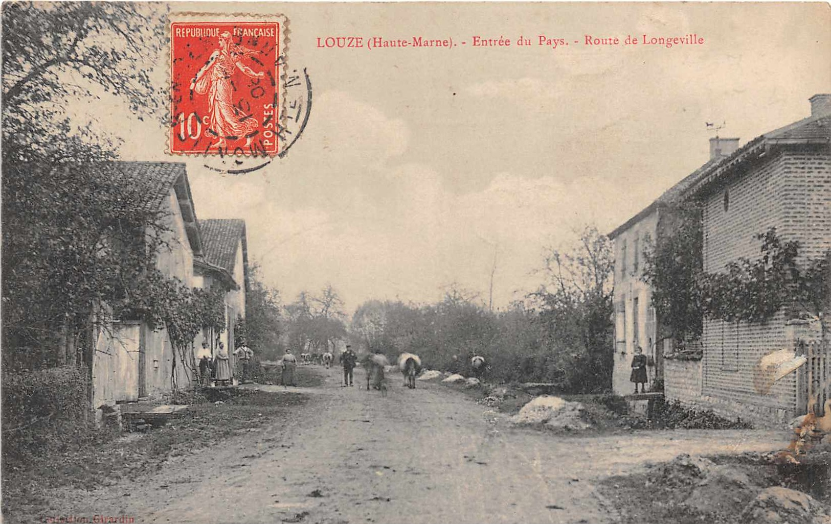 LOUZE  -  Entrée Du Pays  - Route De Longeville - Other & Unclassified