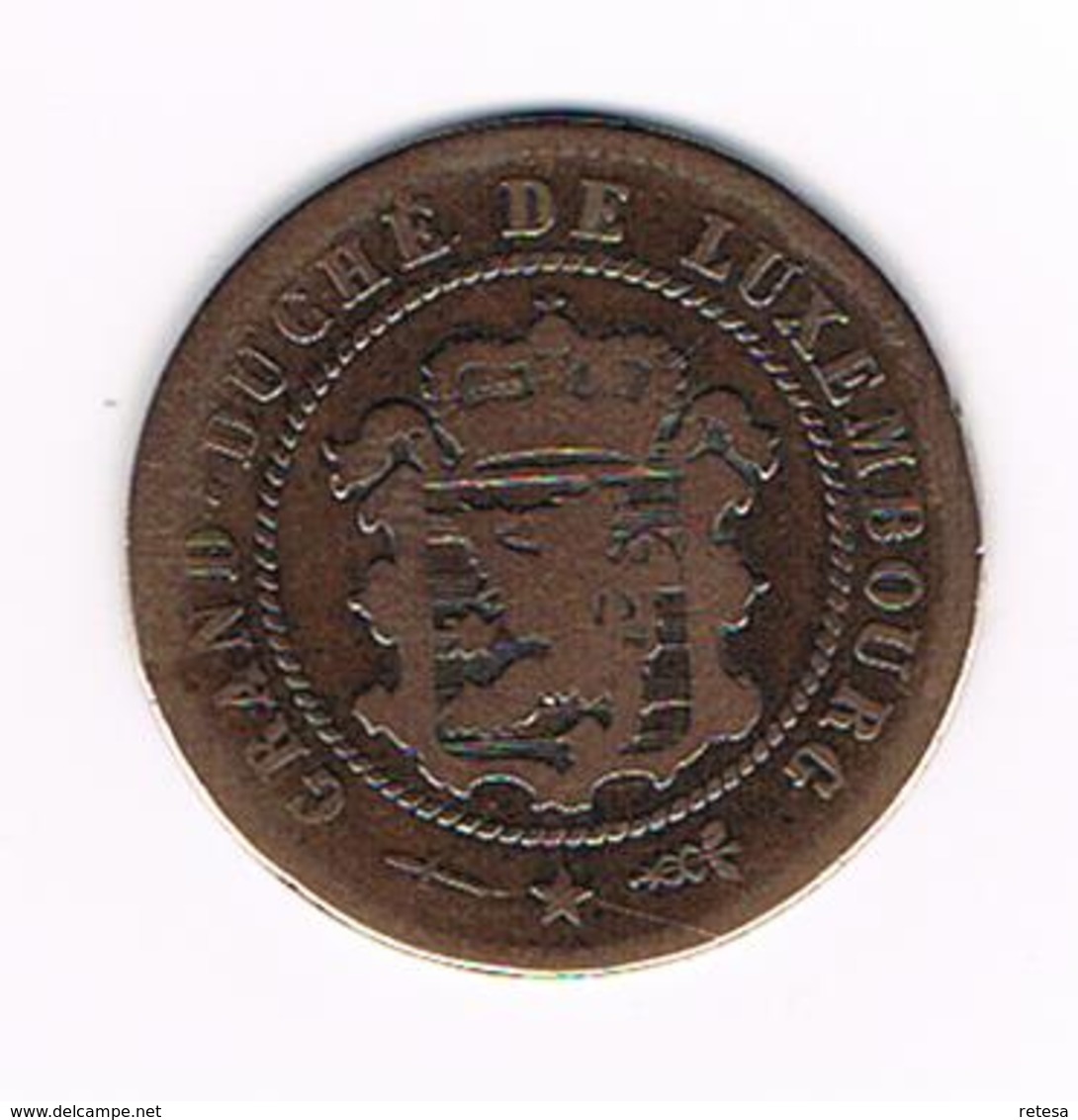 =&  LUXEMBOURG  5  CENTIMES 1854 - Luxembourg