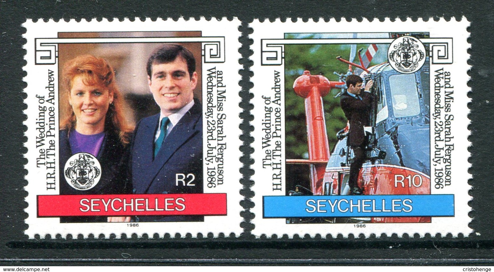 Seychelles 1986 Royal Wedding Set MNH (SG 651-652) - Seychellen (1976-...)