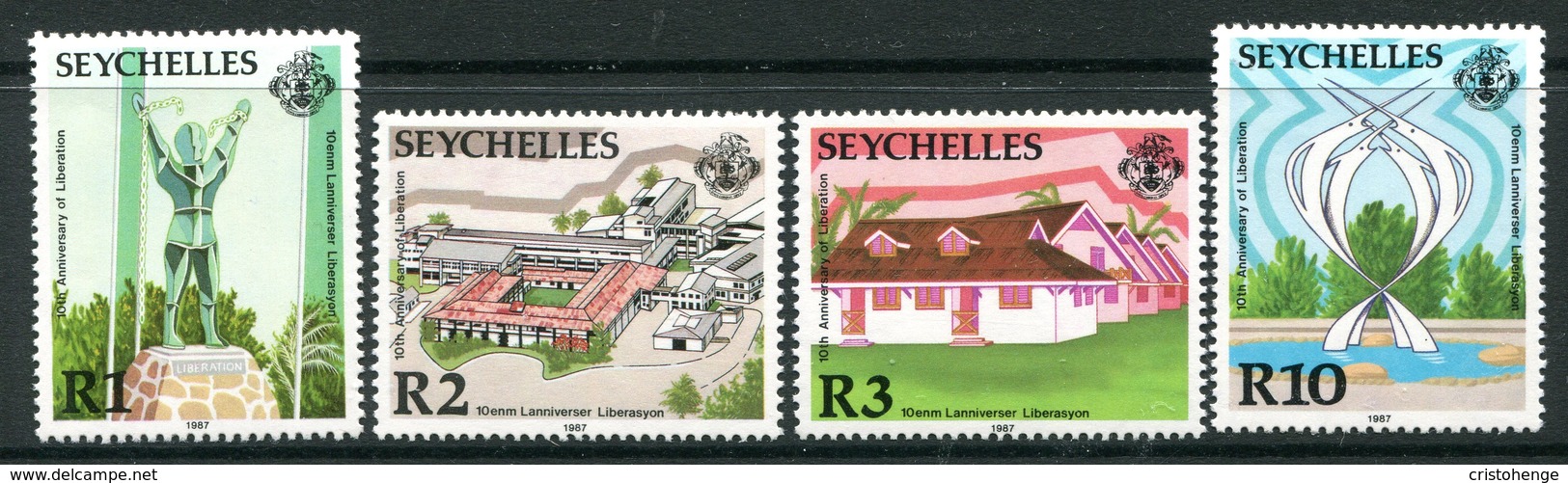 Seychelles 1987 Tenth Anniversary Of Liberation Set MNH (SG 667-670) - Seychelles (1976-...)