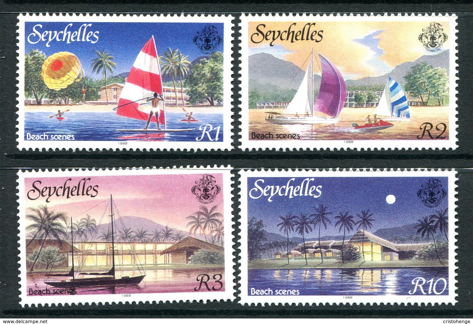 Seychelles 1988 Tourism Set MNH (SG 683-686) - Seychelles (1976-...)