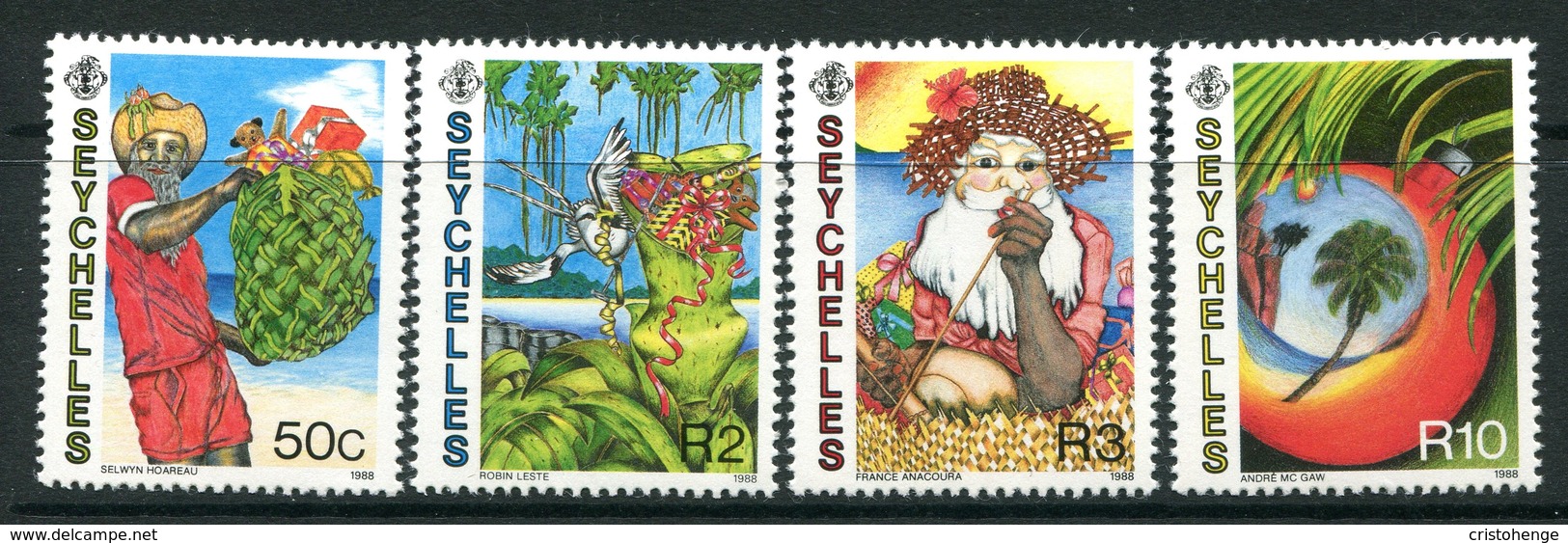 Seychelles 1988 Christmas Set MNH (SG 709-712) - Seychelles (1976-...)