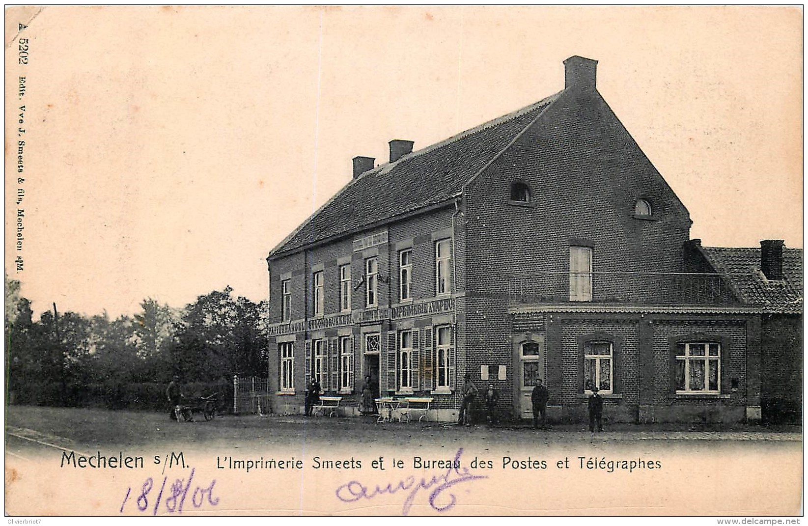 Maasmechelen - Mechelen S/M - L' Imprimerie à Vapeur Smeets Et Le Bureau Des Postes Et Télégraphes - Maasmechelen