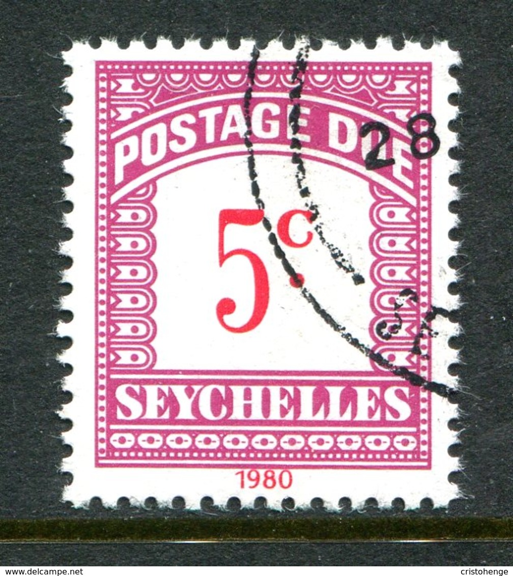 Seychelles 1980 Postage Dues - 5c Magenta Used (SG D11) - Seychelles (1976-...)