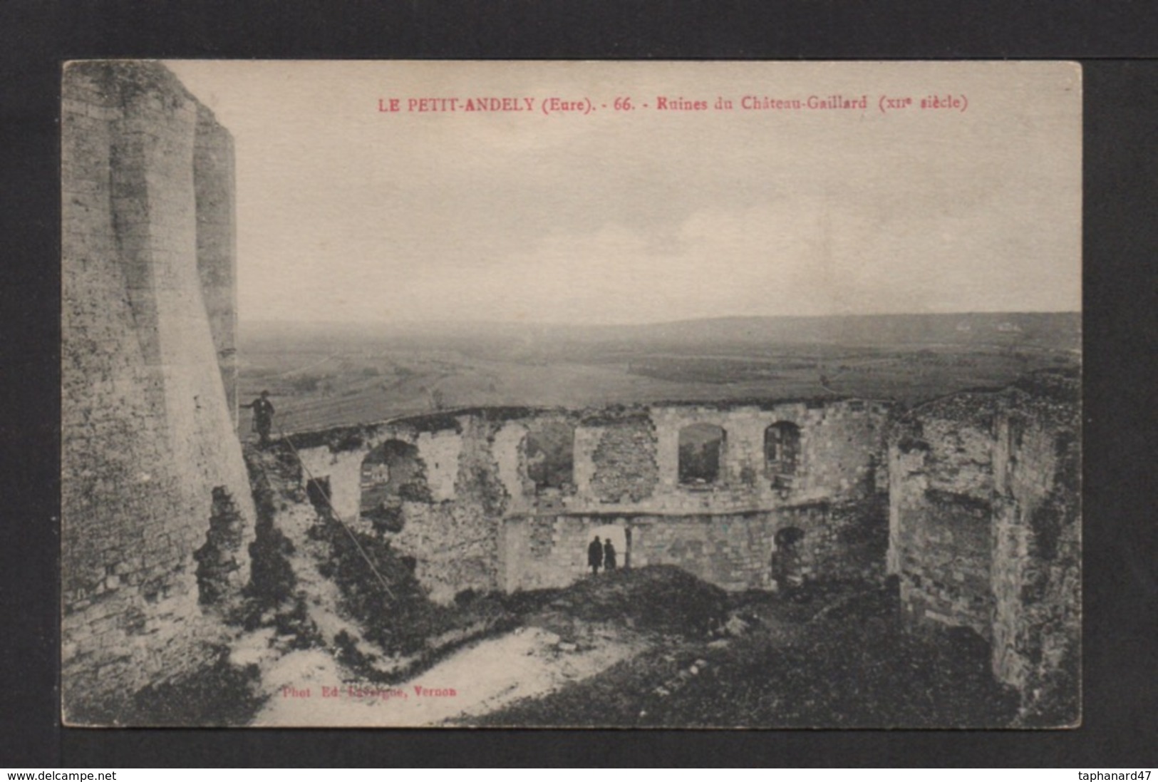 CPA . Dépt.27. LE PETIT-ANDELYS . Ruines Du Chaâteau-Gaillard . - Les Andelys