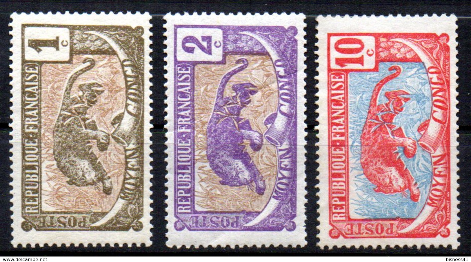 Col10 / Congo : N° 48 49 53  Neuf X MH , Cote : 2,50 € - Unused Stamps