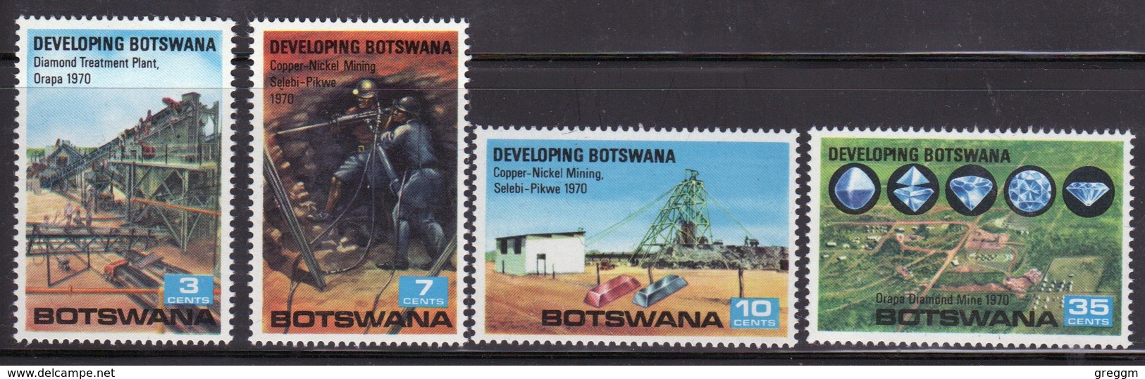 Botswana 1970 Set Of Stamps To Celebrate Developing Botswana. - Botswana (1966-...)