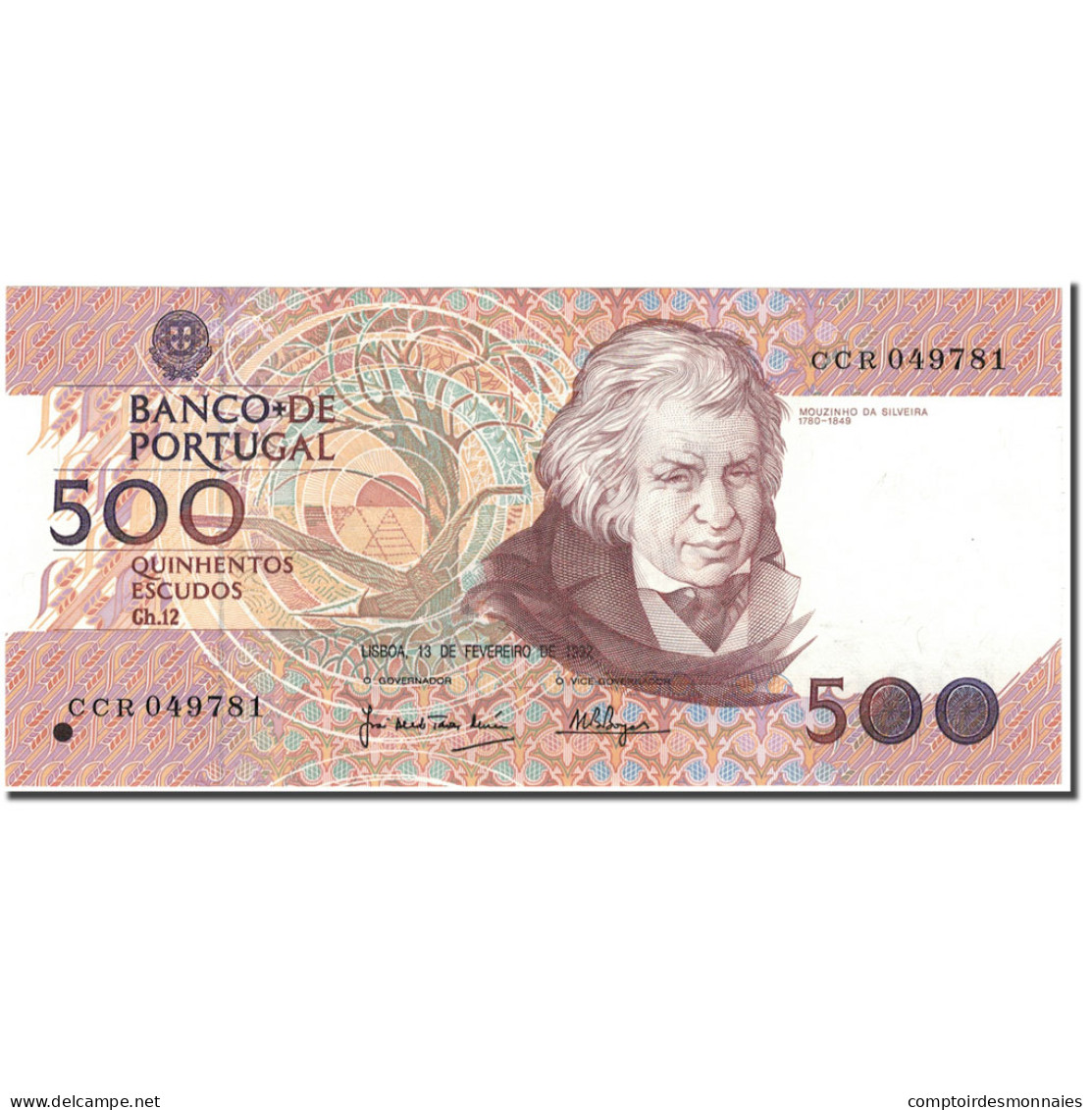 Billet, Portugal, 500 Escudos, 1992-02-13, KM:180d, NEUF - Portugal
