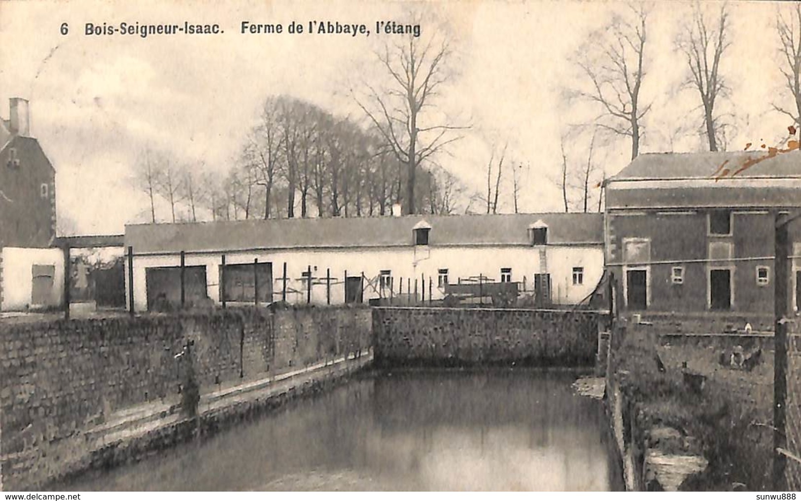 Bois Seigneur Isaac - Ferme De L'Abbaye, L'Etang (Edit Gilissen, Laiterie De L'Abbaye, 1911) - Eigenbrakel