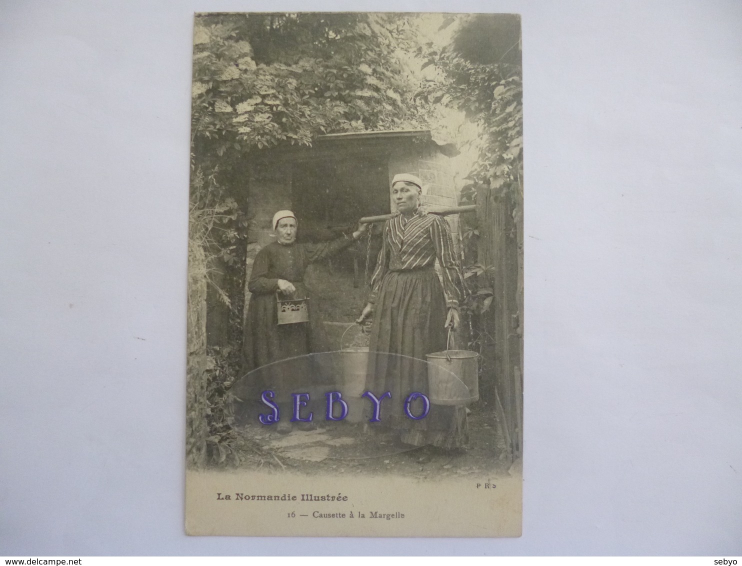 Folklore Normand. La Normandie Illustrée.  Causette à La Margelle. - Basse-Normandie