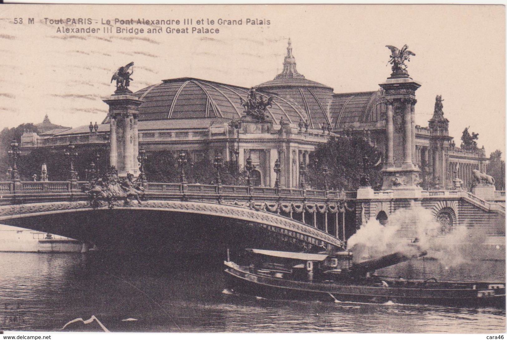 CPA   - 53. PARIS -  Pont Alexandre III Et Le Grand Palais - Brücken