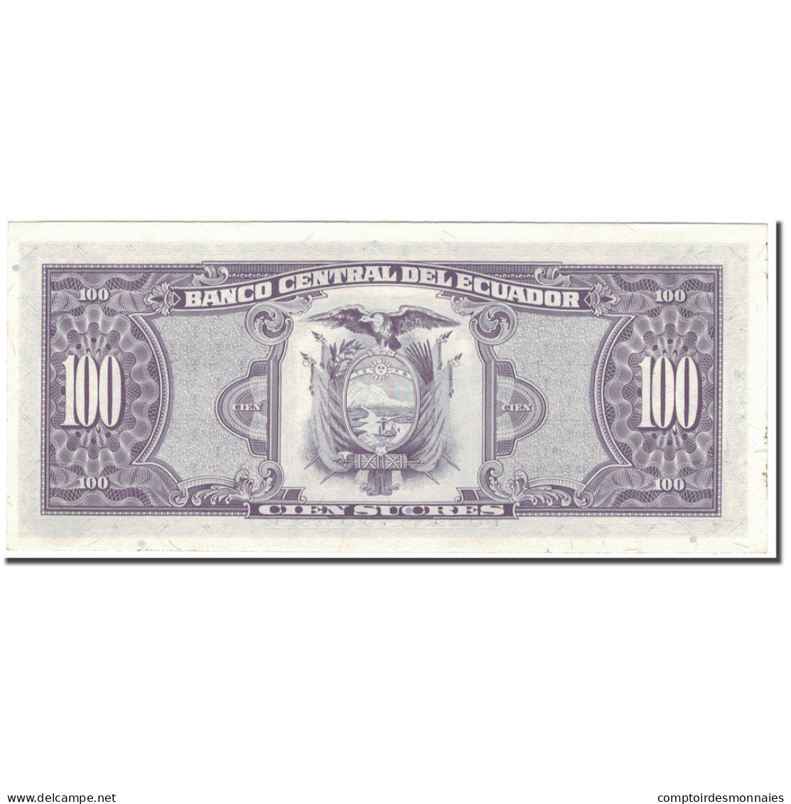 Billet, Équateur, 100 Sucres, 1993-08-20, KM:123Ab, SPL+ - Equateur