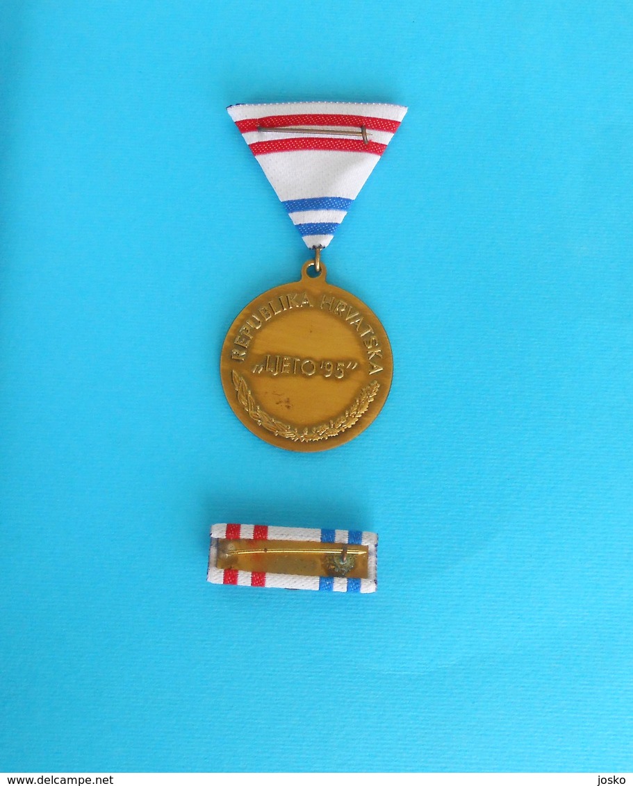 CROATIA ARMY - WAR OPERATION '' SUMMER 95 '' ( Operacija Ljeto 1995 ) - Medal In Original Box * Kroatien Croatie Croazia - Other & Unclassified