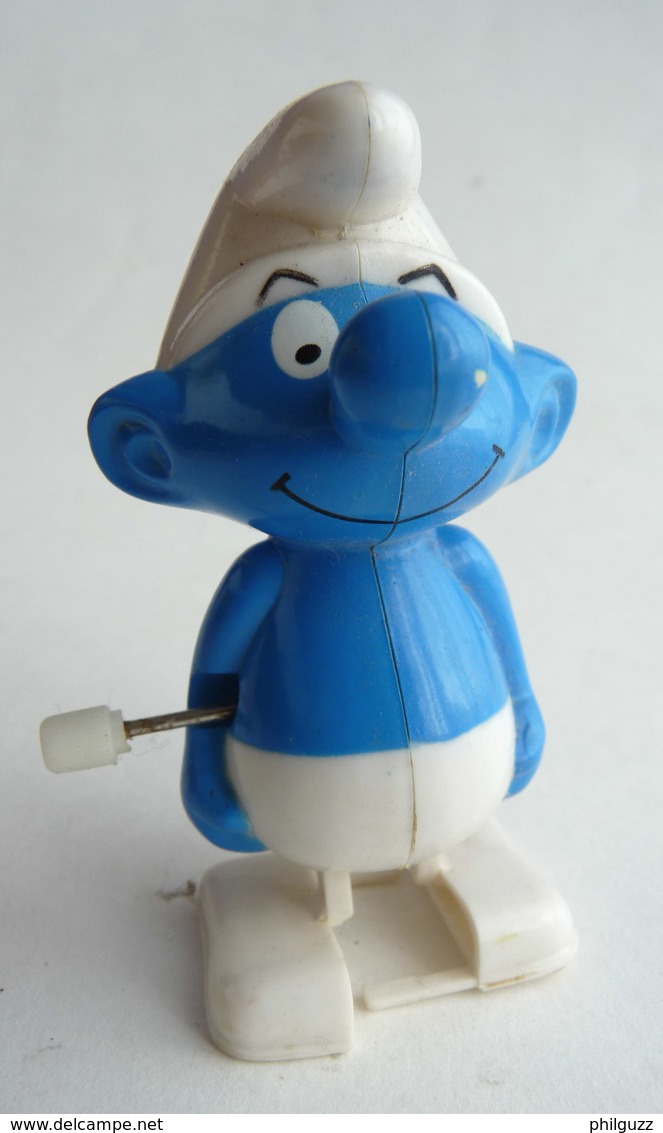 FIGURINE SCHTROUMPF - SMURF - PIFUTOS MARCHEUR WIND UP 1994 GALOOB (1) - Smurfs