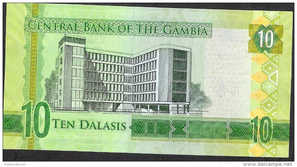 GAMBIA P32 10 DALASIS 2015    UNC. - Gambie