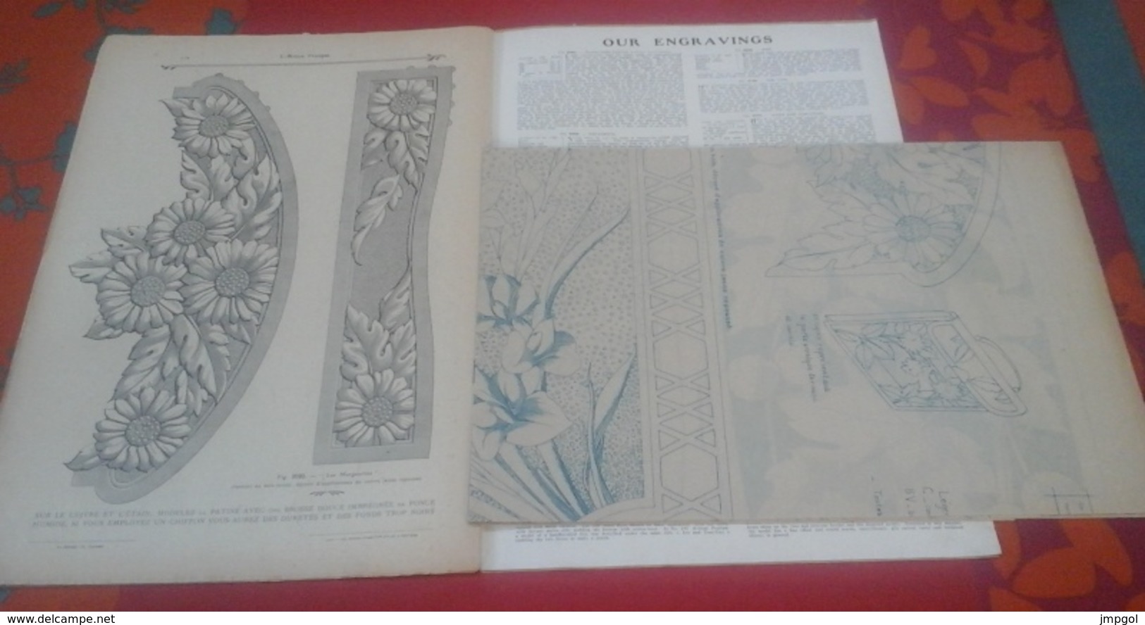 L'Artisan Pratique N°209 Novembre 1926 Arts Décoratifs Modèle Couleur "Noce Bretonne" Planche De Piano Patrons Présents - Home Decoration