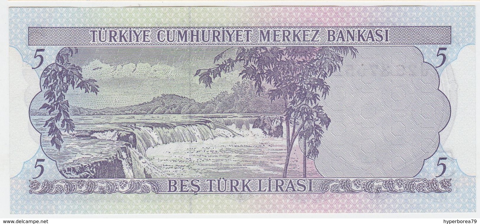 Turkey P 185 - 5 Lira 1976 - UNC - Turchia