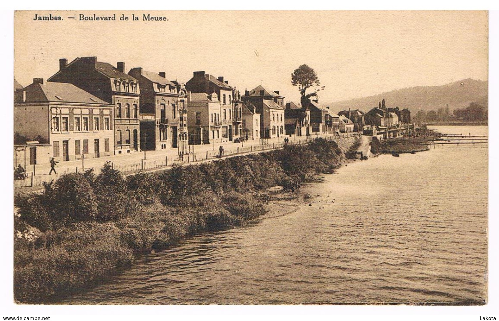 CPA Rare : NAMUR - JAMBES - Boulevard De La Meuse - Namur