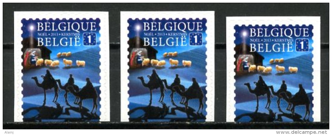 BE   4382 - 4382a - 4382b   XX   ---   Noël  --  Timbres Du Carnet B144 - Neufs