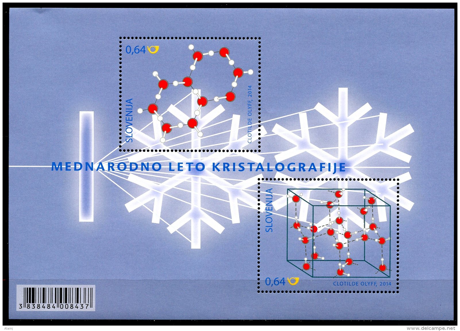 BE   BL216   XX   ---   Année De La Cristallographie - 1961-2001