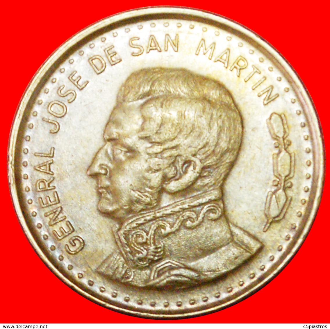 # SAN MARTIN (1788-1850): ARGENTINA ★ 100 PESOS 1980! LOW START ★ NO RESERVE! - Argentine