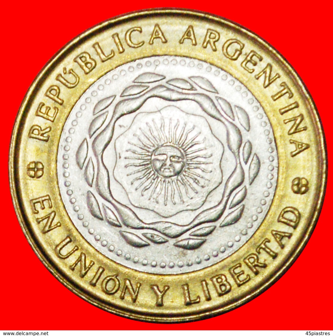 # SUN: ARGENTINA ★ 2 PESO 2010 MINT LUSTER! LOW START ★ NO RESERVE! - Argentina