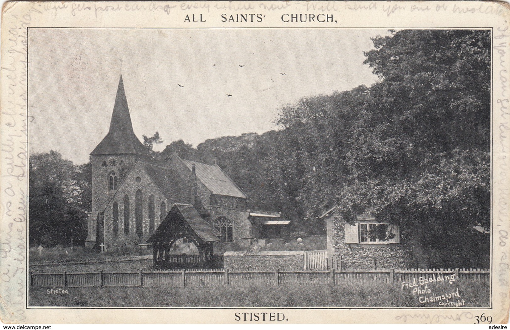 STISTED (East Of England, Essex) - ALL SAINTS CHURCH, Gel.1905 - Sonstige & Ohne Zuordnung