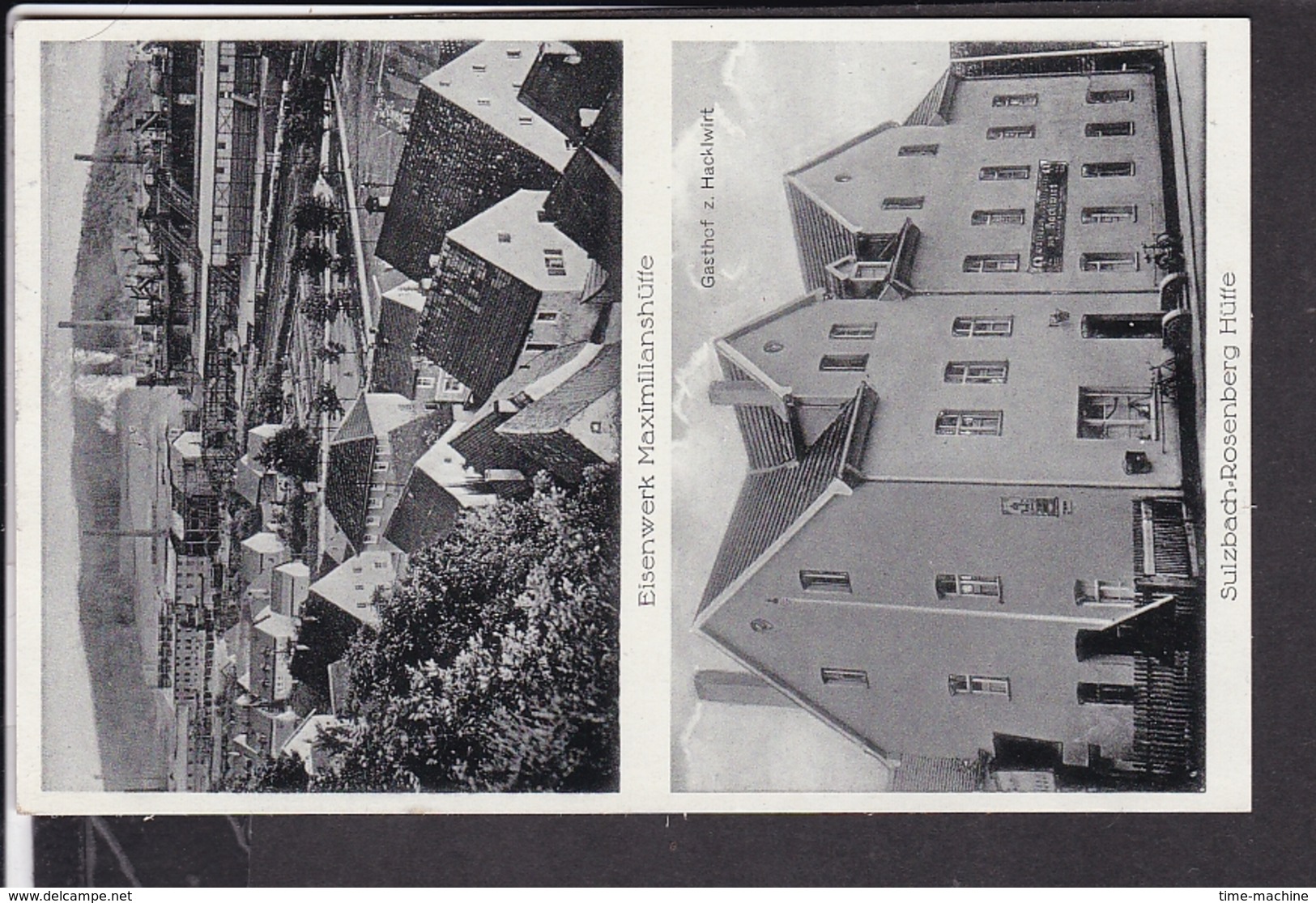 Sulzbach - Rosenberg  Eisenwerk Maximilianshütte , Gasthof Hacklwirt  1940 - Sulzbach-Rosenberg