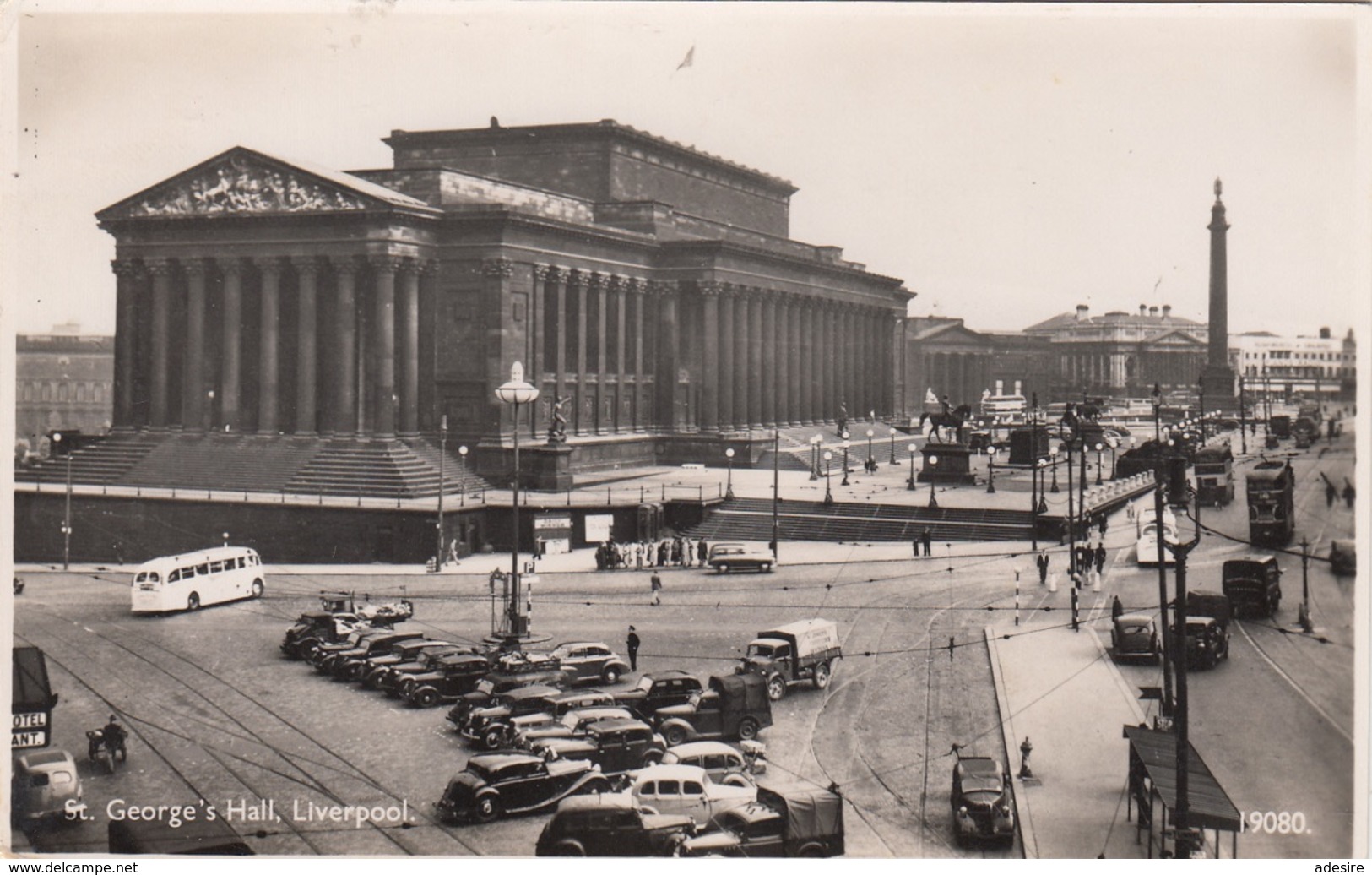 LIVERPOOL (Lancashire) - St.George's Hall, Old Cars And Buses, Fotokarte 193? - Liverpool