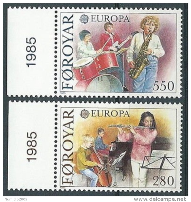 1985 EUROPA FAEROER MNH ** - EV - 1985