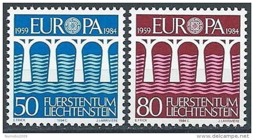 1984 EUROPA LIECHTENSTEIN MNH ** - EV - 1984