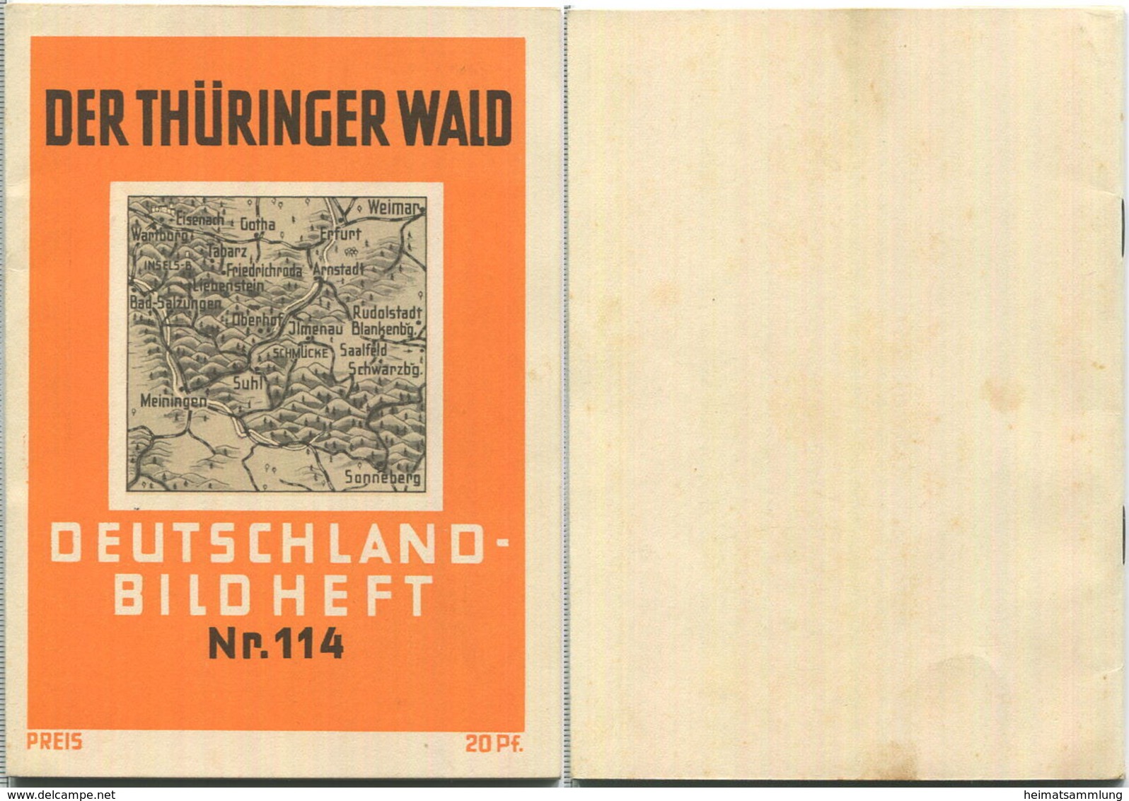 Nr. 114 Deutschland-Bildheft - Thüringer Wald - Thüringen