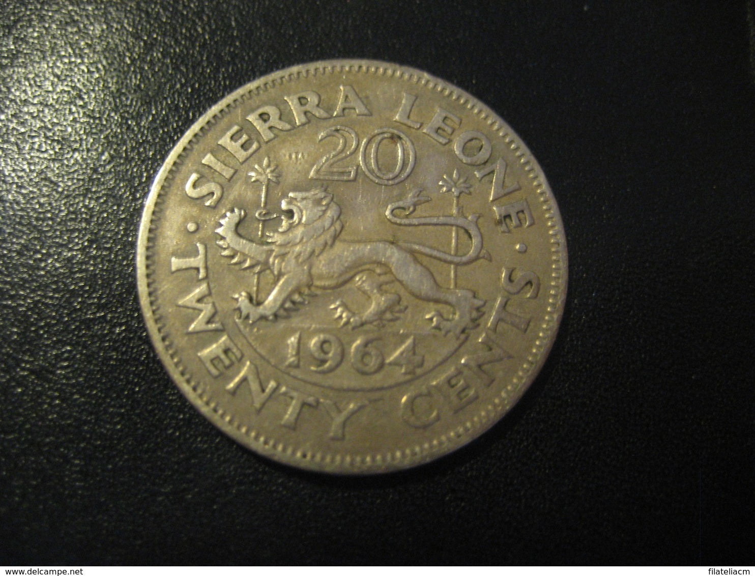 20 Cents SIERRA LEONE 1964 Coin Lion - Sierra Leone