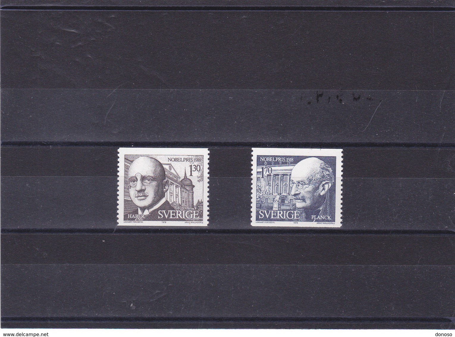 SUEDE 1978 PRIX NOBEL Yvert 1033-1034 NEUF** MNH - Neufs