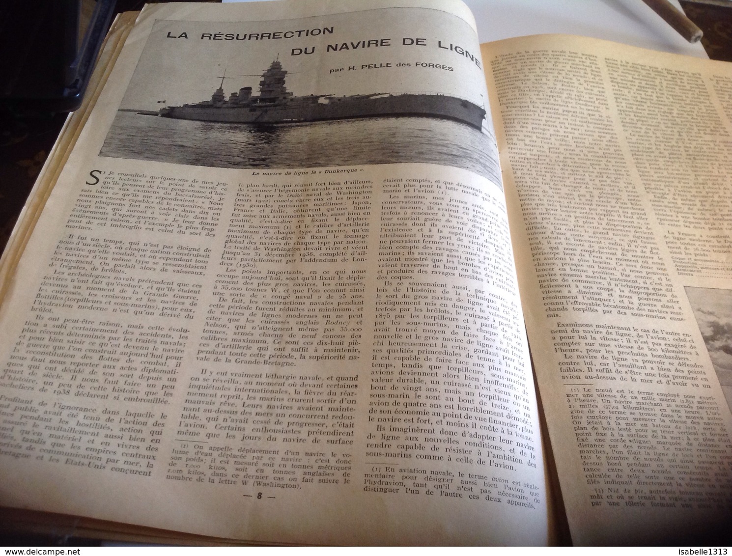 Jeunesses magazine 1938 Marine bateau la compagnie générale transatlantique construction navale navire