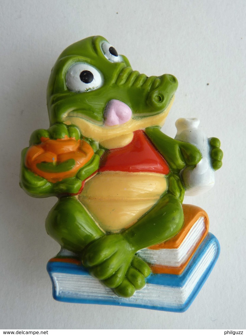 RARE FIGURINE KINDER BRIOSS A VENTOUSE 1992 CRAZY CROCO STEFAN STULLE - Monoblocs