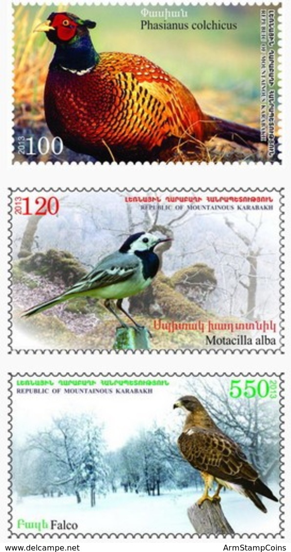 Armenia - Nagorno Karabakh Artsakh 2013 Birds Flora And Fauna MNH** - Armenia