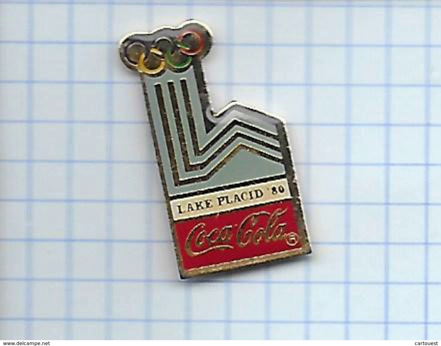 Pin's Pins / THEME  Thème COCA-COLA / JEUX OLYMPIQUES D'hiver De 1932 Lake Placid Dans L'État De New York Aux États-Unis - Coca-Cola