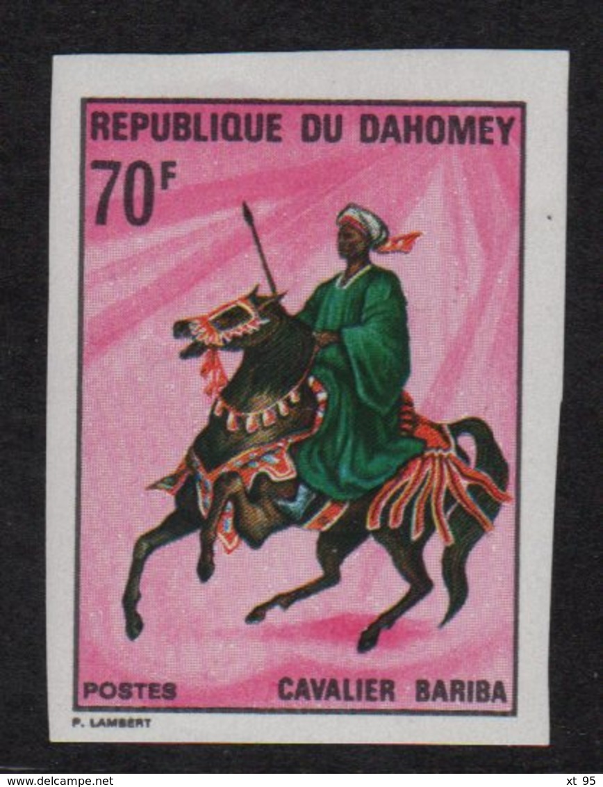 Dahomey - N°302 Non Dentele ** - Cavalier Bariba - Bénin – Dahomey (1960-...)