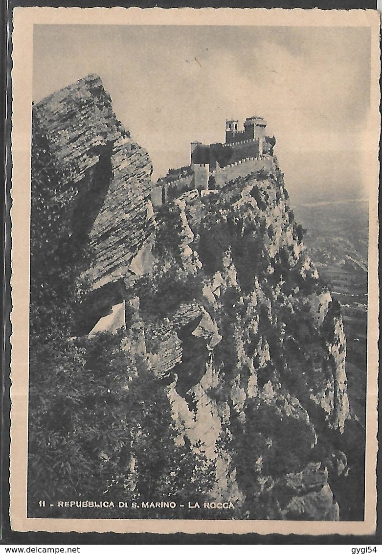 Saint Marin    27 Aout 1948   La Rocca    Vers Venise - Brieven En Documenten