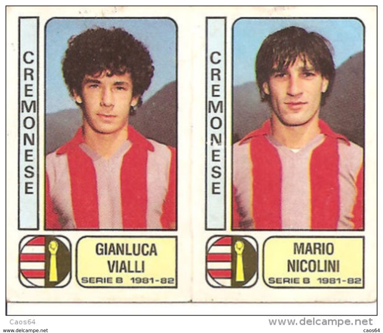 CALCIATORI PANINI 1981-82 N. 367 CON VELINA NEW CREMONESE  VIALLI - Edizione Italiana